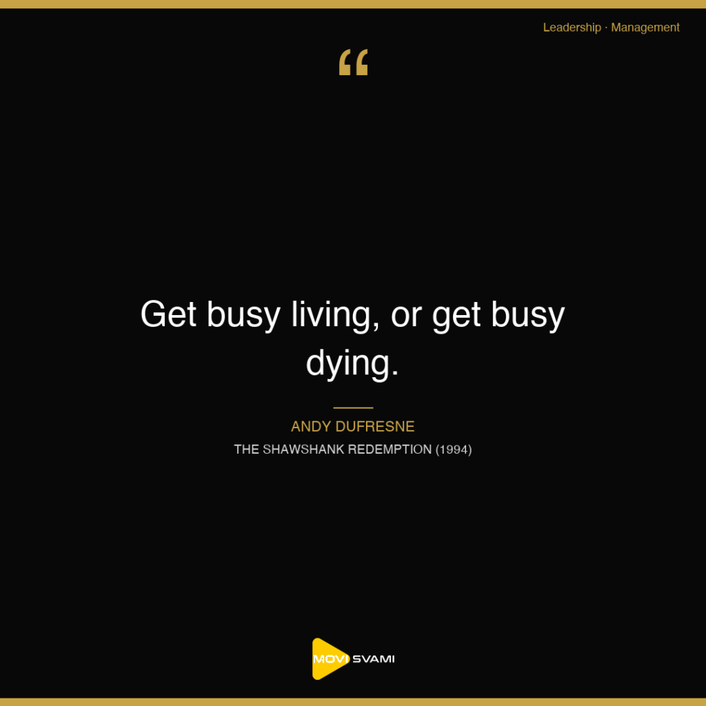 Andy Dufresne: Leading From Within Impossible Constraints 2026 05 31 day7 card