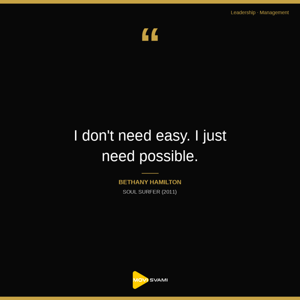 Beyond the Waves: How Bethany Hamilton's 'Possible' Mindset Rewrote the Rules of Resilience 2026 06 28 day6 card