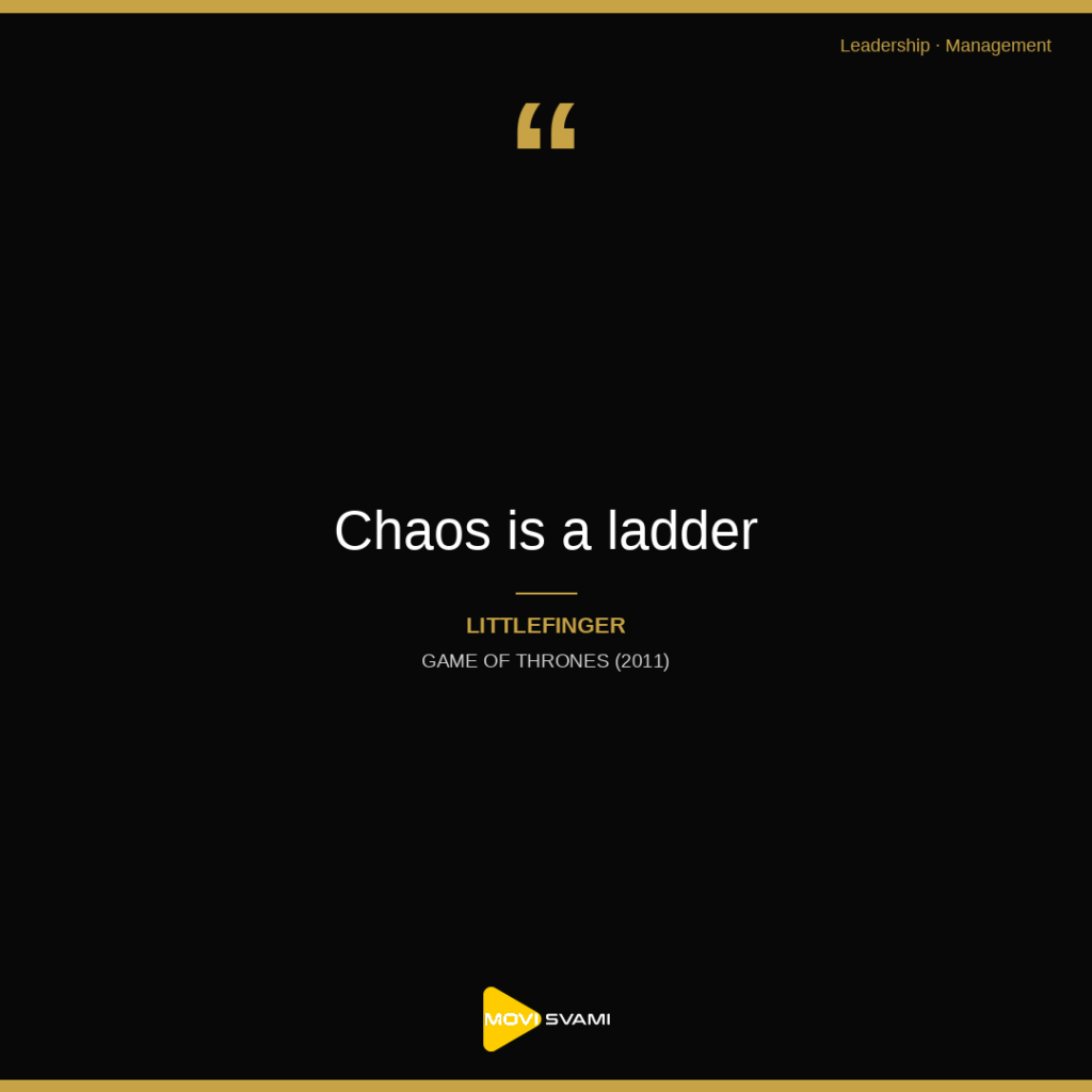 The Architecture of Chaos: How Some Leaders Weaponize Instability 2026 08 05 day3 card
